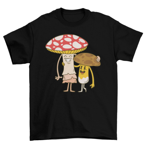 Mushroom friends t-shirt