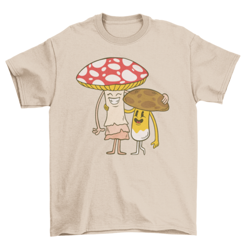 Mushroom friends t-shirt