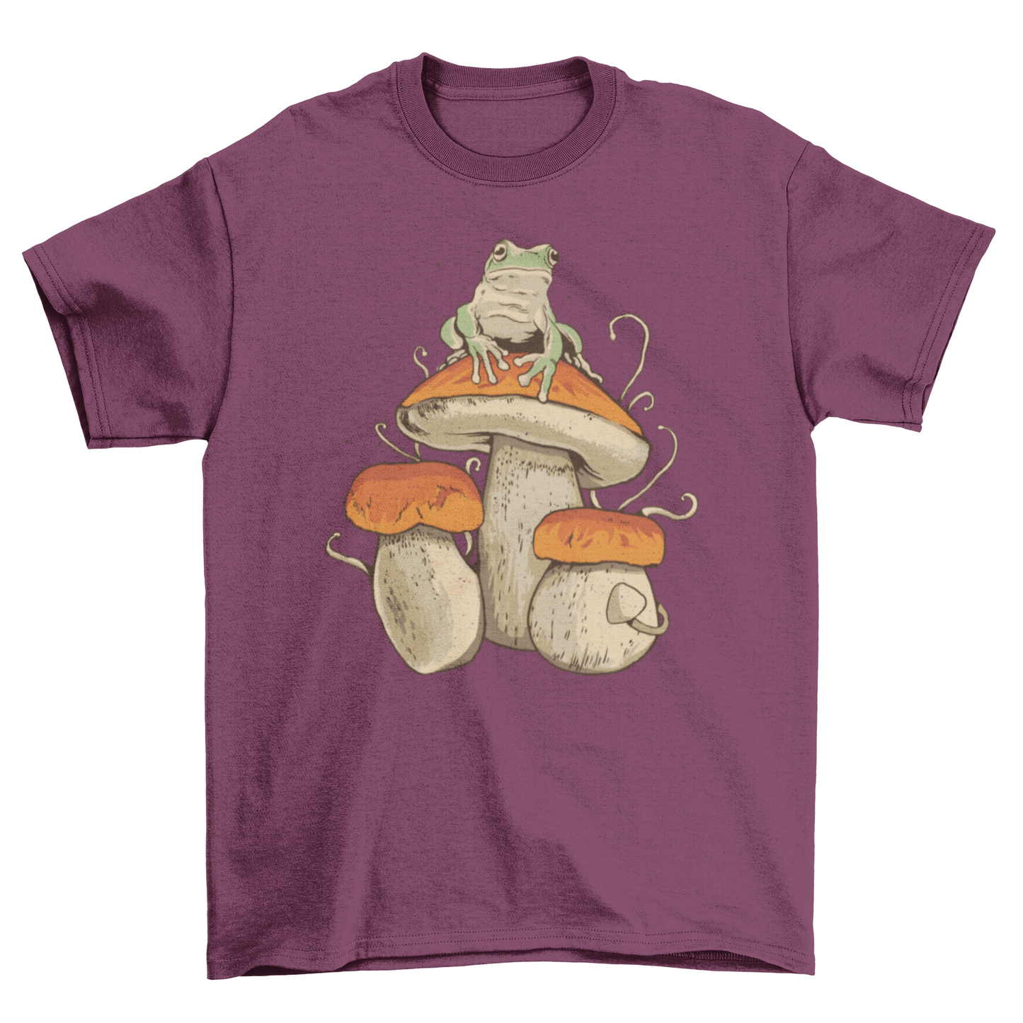 Frog On Mushroom T-Shirt
