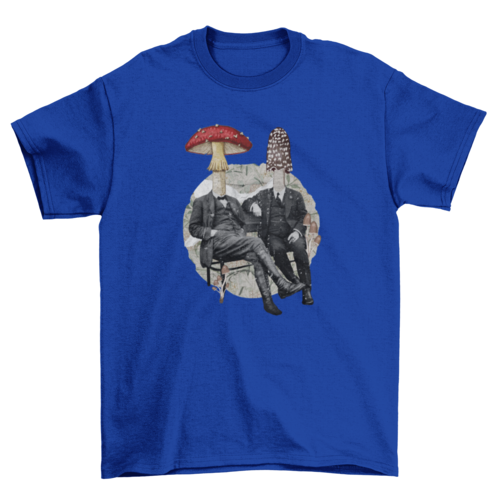 Romance Retro Vintage Mushroom People T-shirt