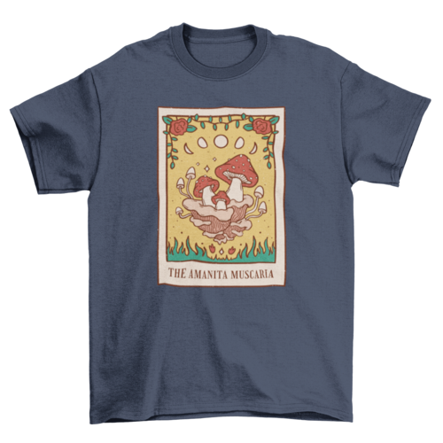 Mushroom Tarot Card T-Shirt