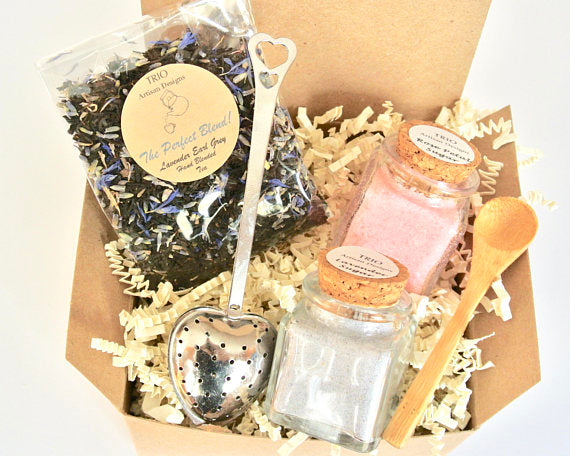 Lavender Earl Grey Tea & Sugar Gift Set, Lavender