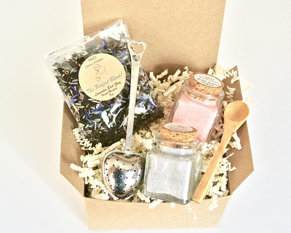 Lavender Earl Grey Tea & Sugar Gift Set, Lavender