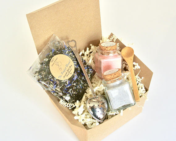 Lavender Earl Grey Tea & Sugar Gift Set, Lavender