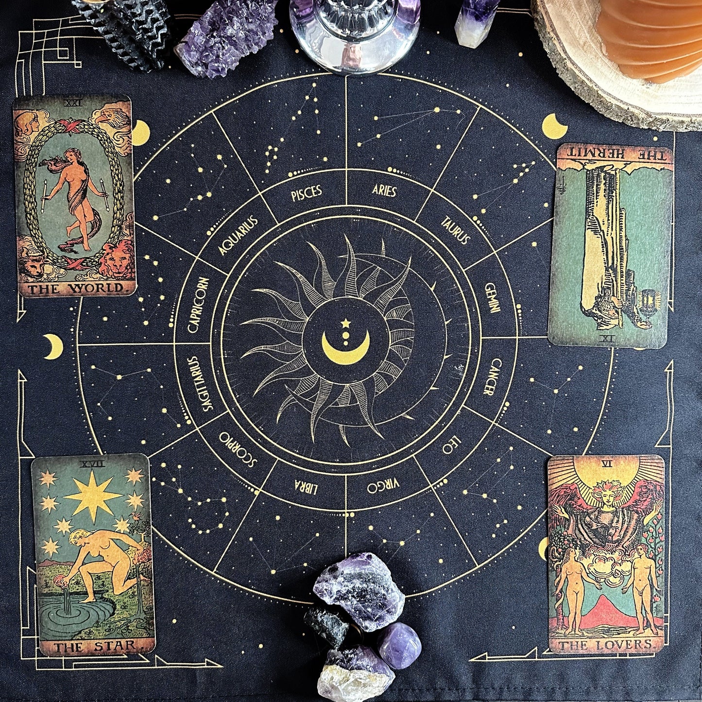 The Rider Waite Craft Cardboard Borderless Vintage