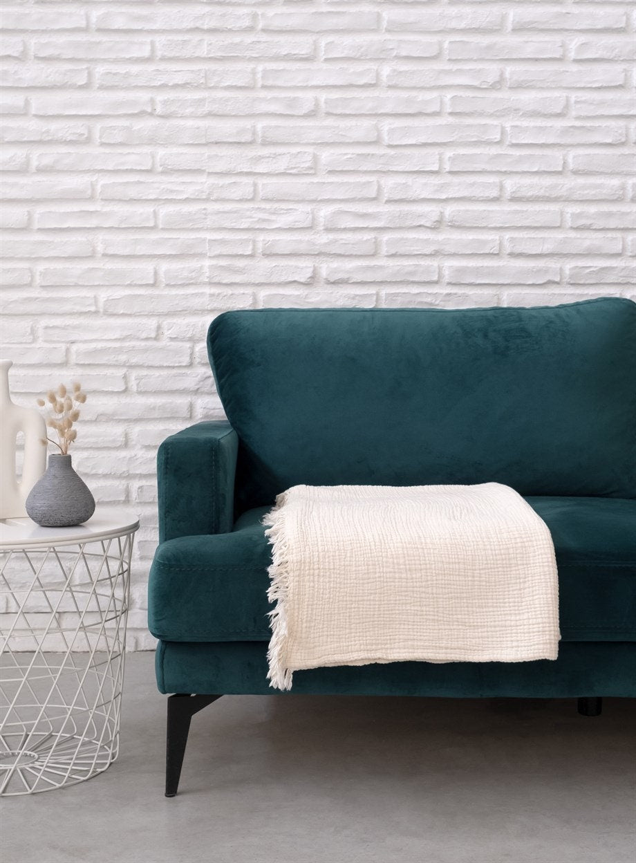 Cotton Throw Blanket | Couch Blanket l Boho Throw Blanket