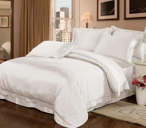 Premium Pure 100% Natural 22 Momme Mulberry Silk Seamless Duvet Cover