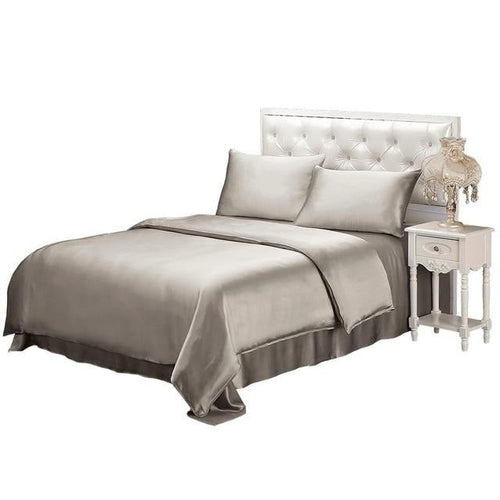 Premium Pure 100% Natural 22 Momme Mulberry Silk Seamless Duvet Cover