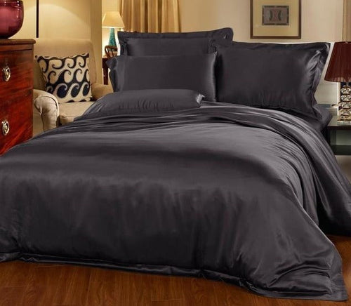 Premium Pure 100% Natural 22 Momme Mulberry Silk Seamless Duvet Cover