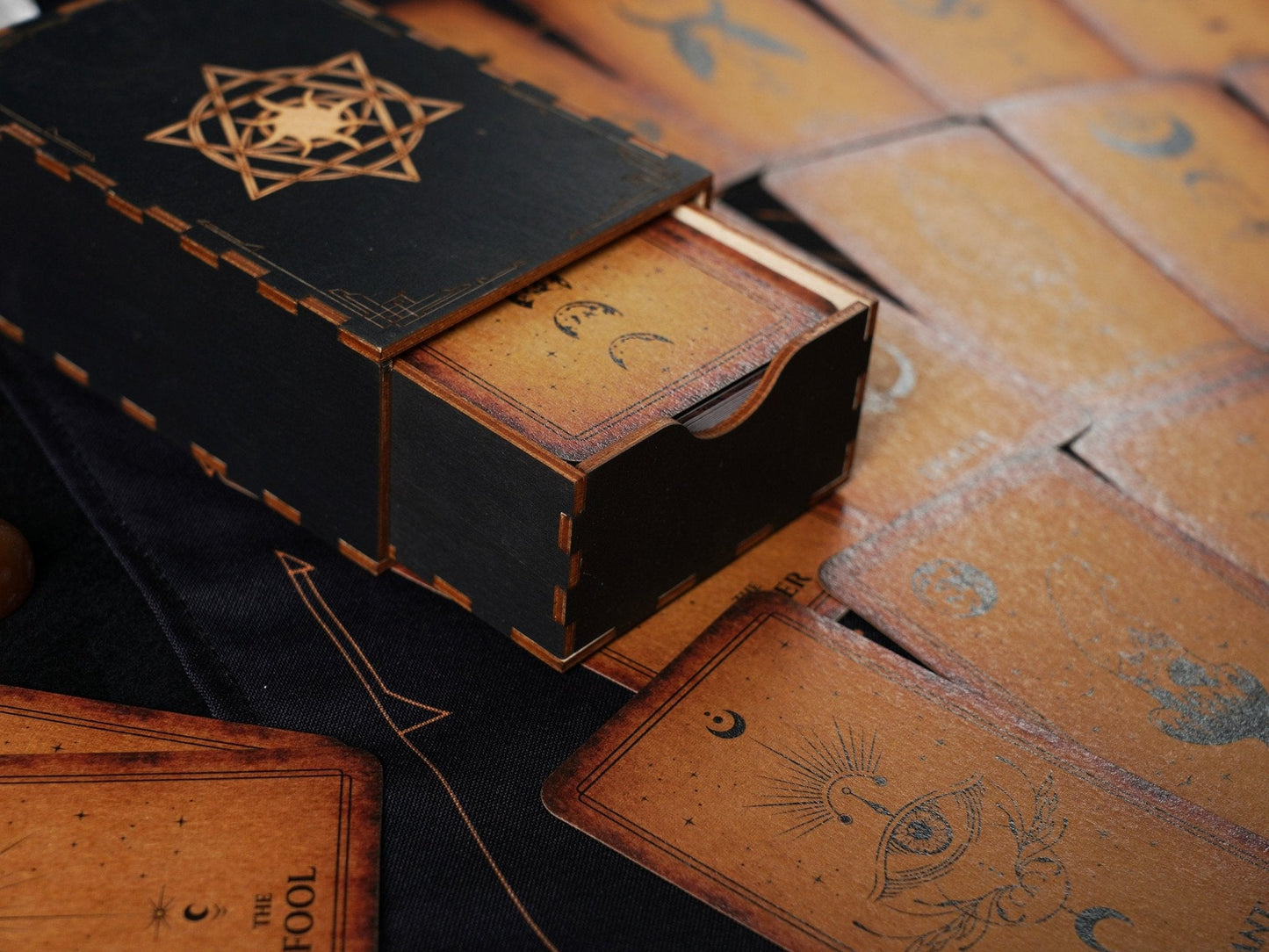 Tarot Wooden Card Box