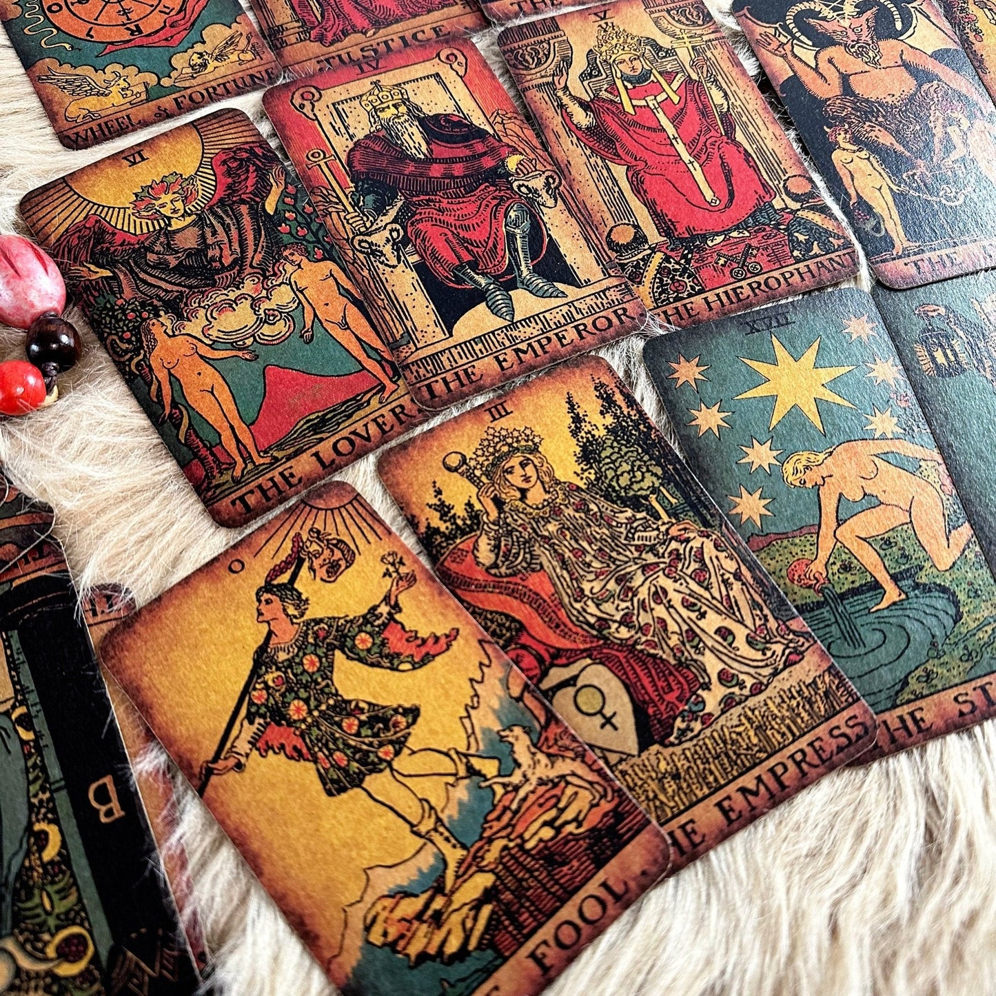 The Rider Waite Craft Cardboard Borderless Vintage