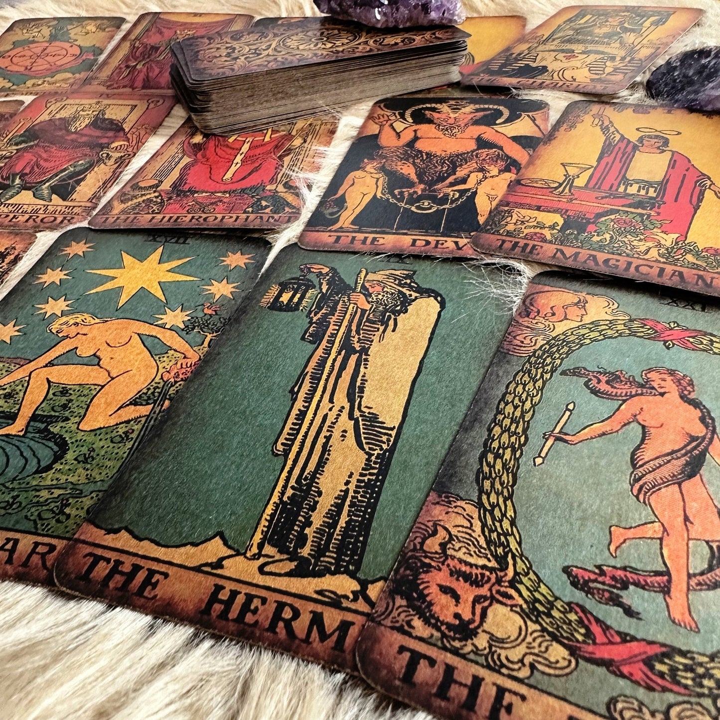 The Rider Waite Craft Cardboard Borderless Vintage