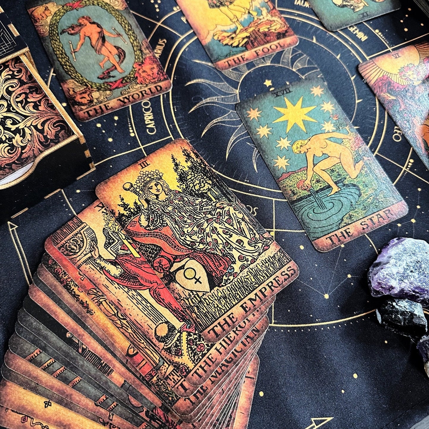 The Rider Waite Craft Cardboard Borderless Vintage