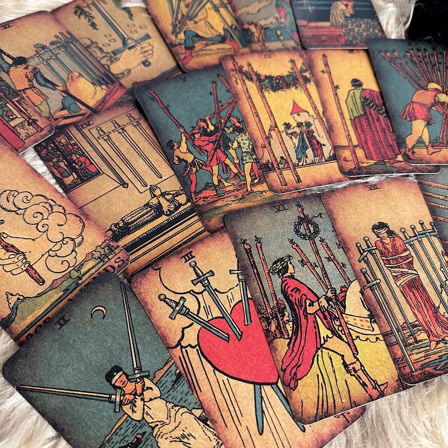 The Rider Waite Craft Cardboard Borderless Vintage