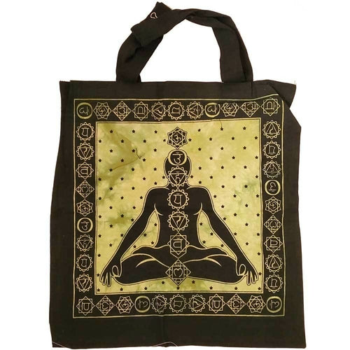 Chakras Avatar Meditation Tote Bag- Assorted Colors