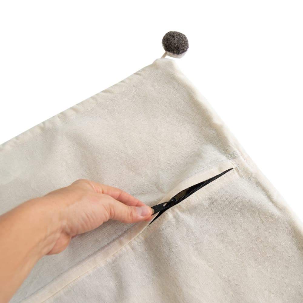 Decorative Blue Diamond Pillow Cover