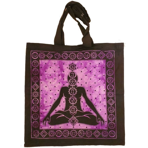 Chakras Avatar Meditation Tote Bag- Assorted Colors