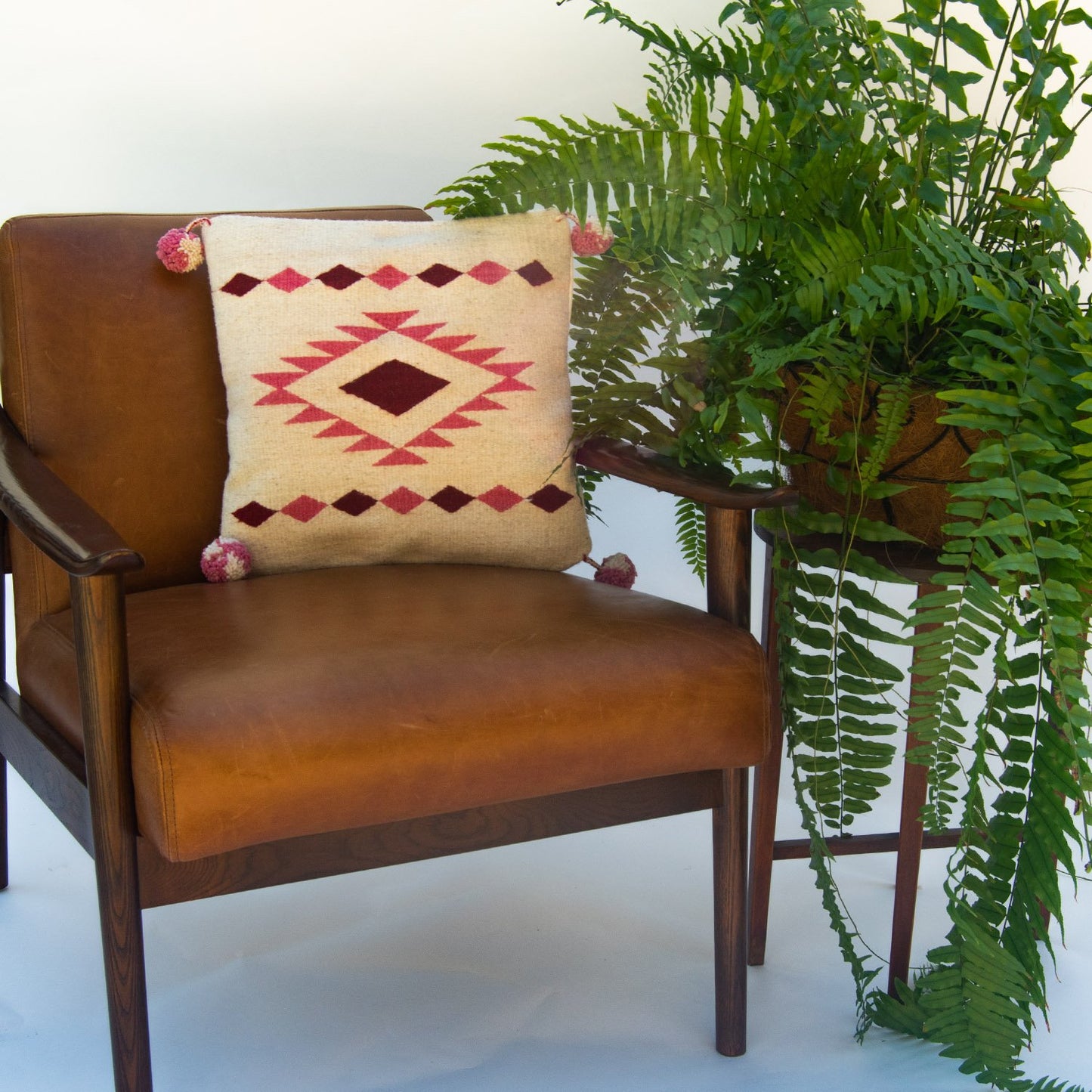 Meso Pink Diamond Pillow Cover