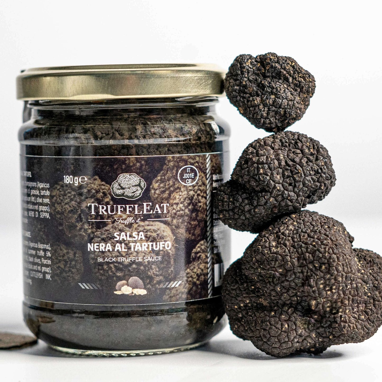 Black sauce with black summer truffle 5% 180 gr