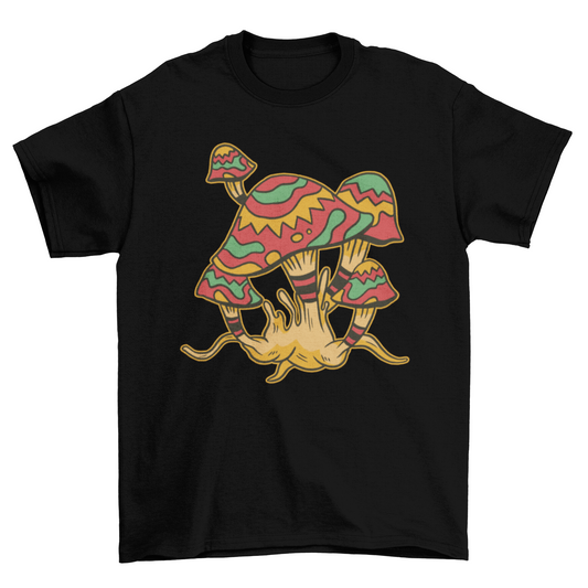 Magic mushrooms t-shirt design