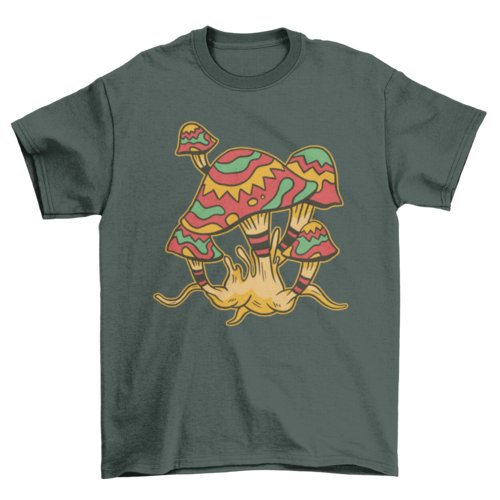 Magic mushrooms t-shirt design