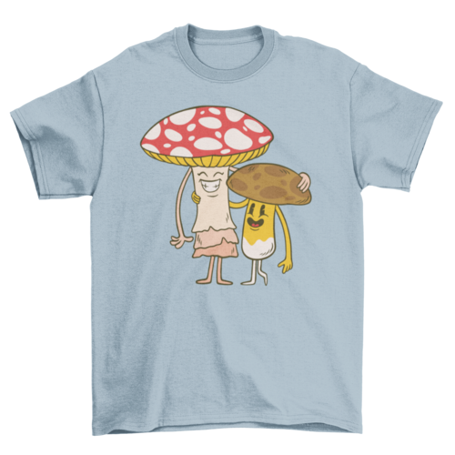Mushroom friends t-shirt