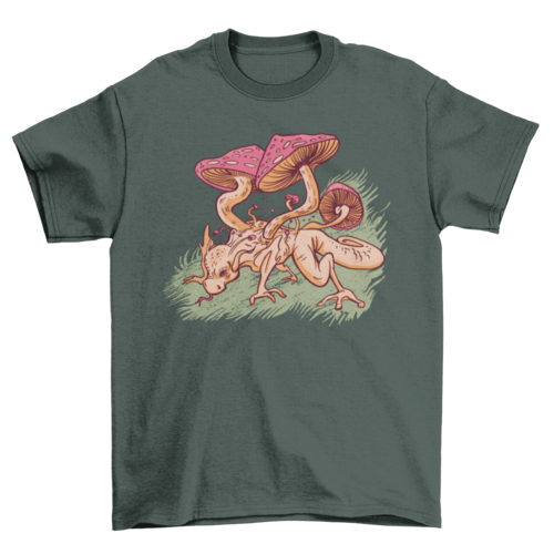 Mushroom dragon t-shirt