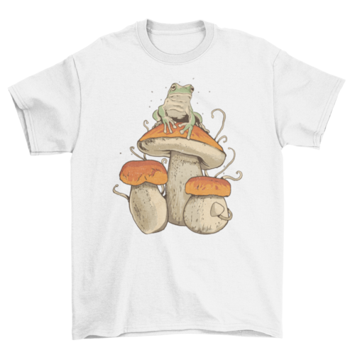 Frog On Mushroom T-Shirt