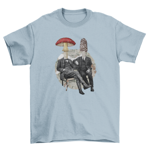 Romance Retro Vintage Mushroom People T-shirt