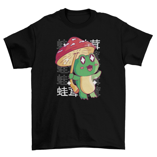 Mushroom frog t-shirt