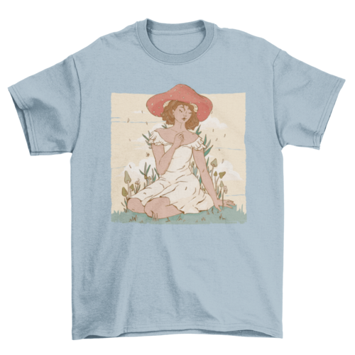 Mushroom lady t-shirt