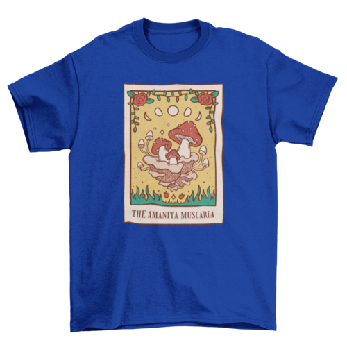 Mushroom Tarot Card T-Shirt