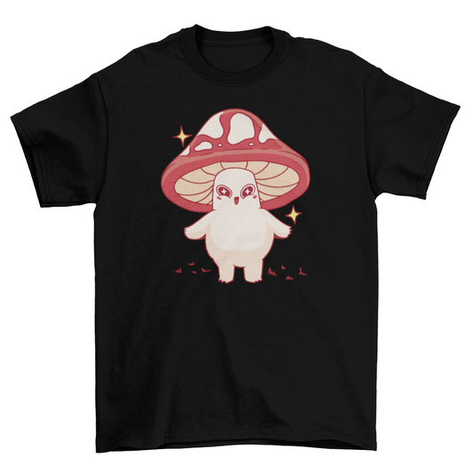 Kawaii mushroom character t-shirt