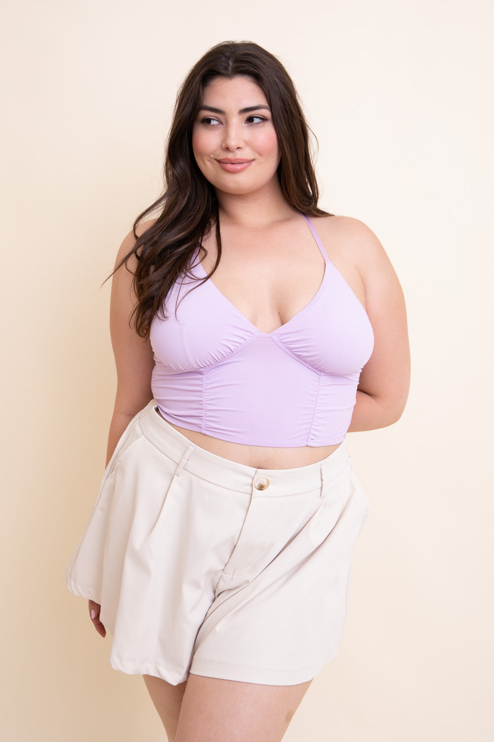 Ruched Bralette Plus size