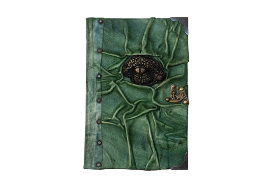 Crocodile eye wild animal Green Journal Diary Notebook