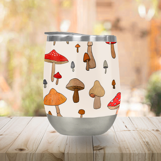 Mushroom Stemless Wine Tumbler