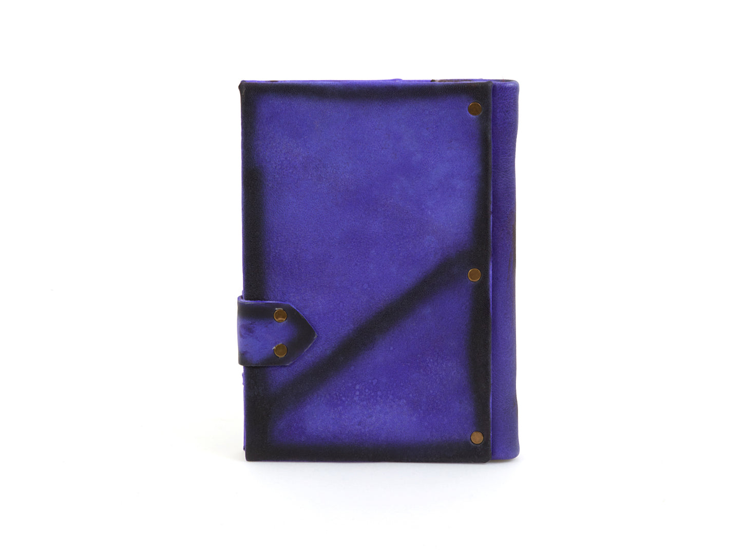 Purple Butterfly Design Craft Leather Journal Diary Notebook