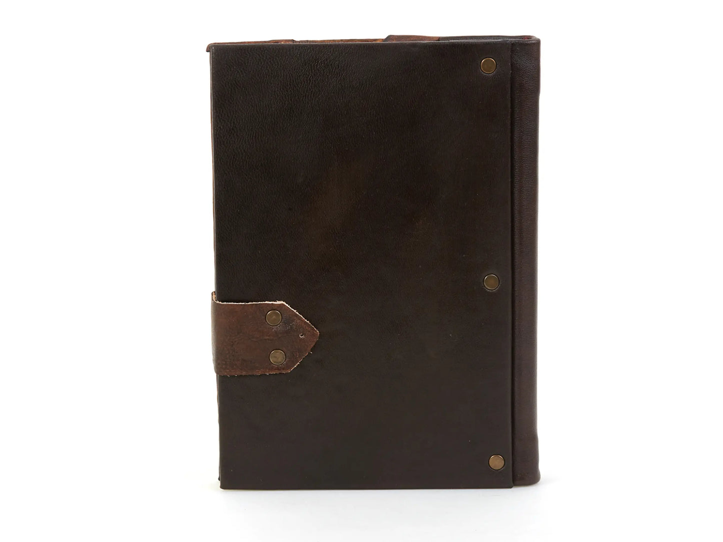 Eagle Pattern Brown Leather Notebook Journal Diary Craft