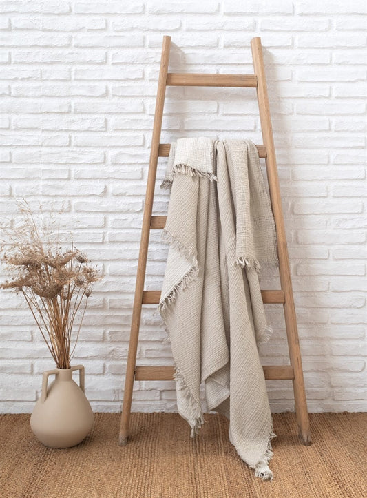 Cotton Throw Blanket | Couch Blanket l Boho Throw Blanket