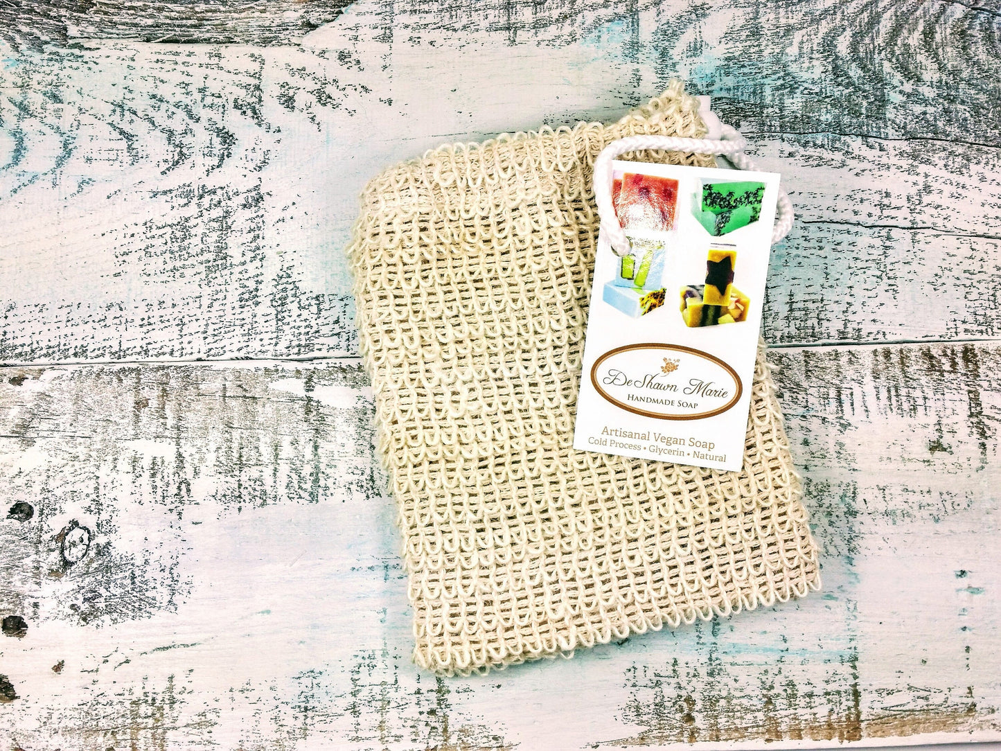 Exfoliating Sisal Soap Saver Sack