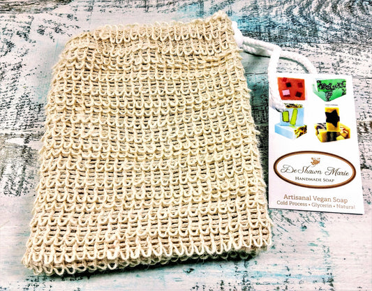Exfoliating Sisal Soap Saver Sack
