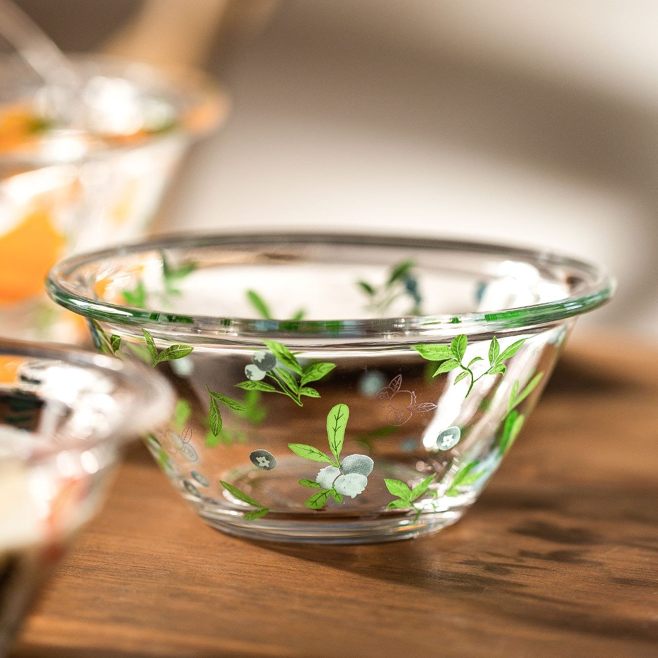 Mushroom Glass Bowl Set