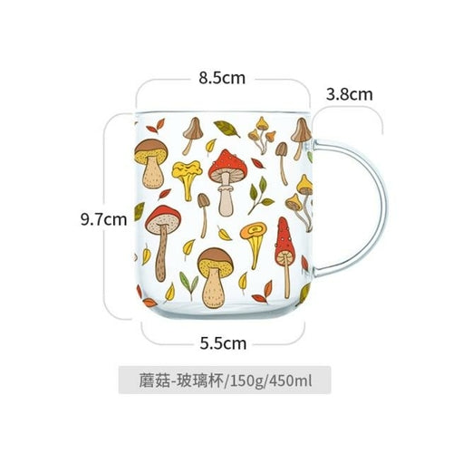 Mushroom Novelty Glass