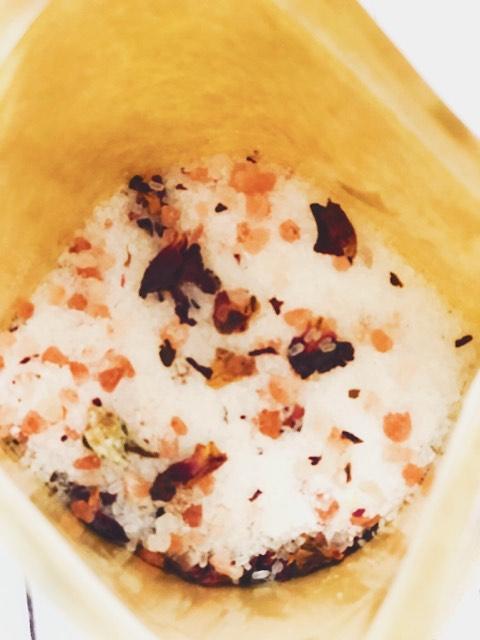 Organic Rose Salt Soak / Epsom Salt Soak / Pink Himalayan Sea Salt /