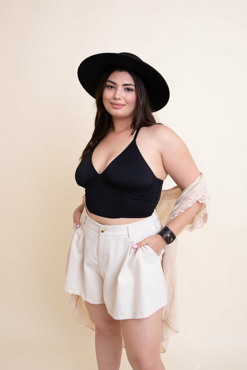 Ruched Bralette Plus size