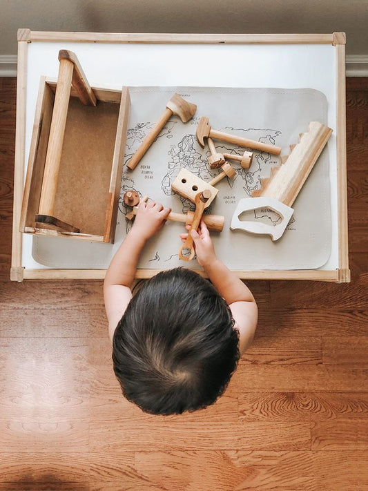 Wooden Tool Play Set Toddler
