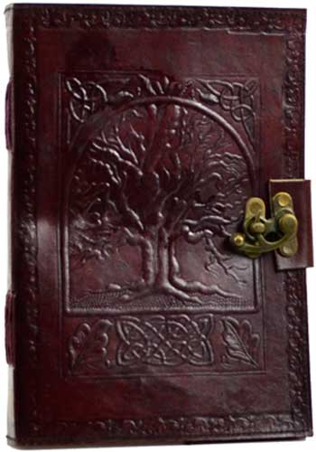 Tree of Life leather Journal w/ Latch