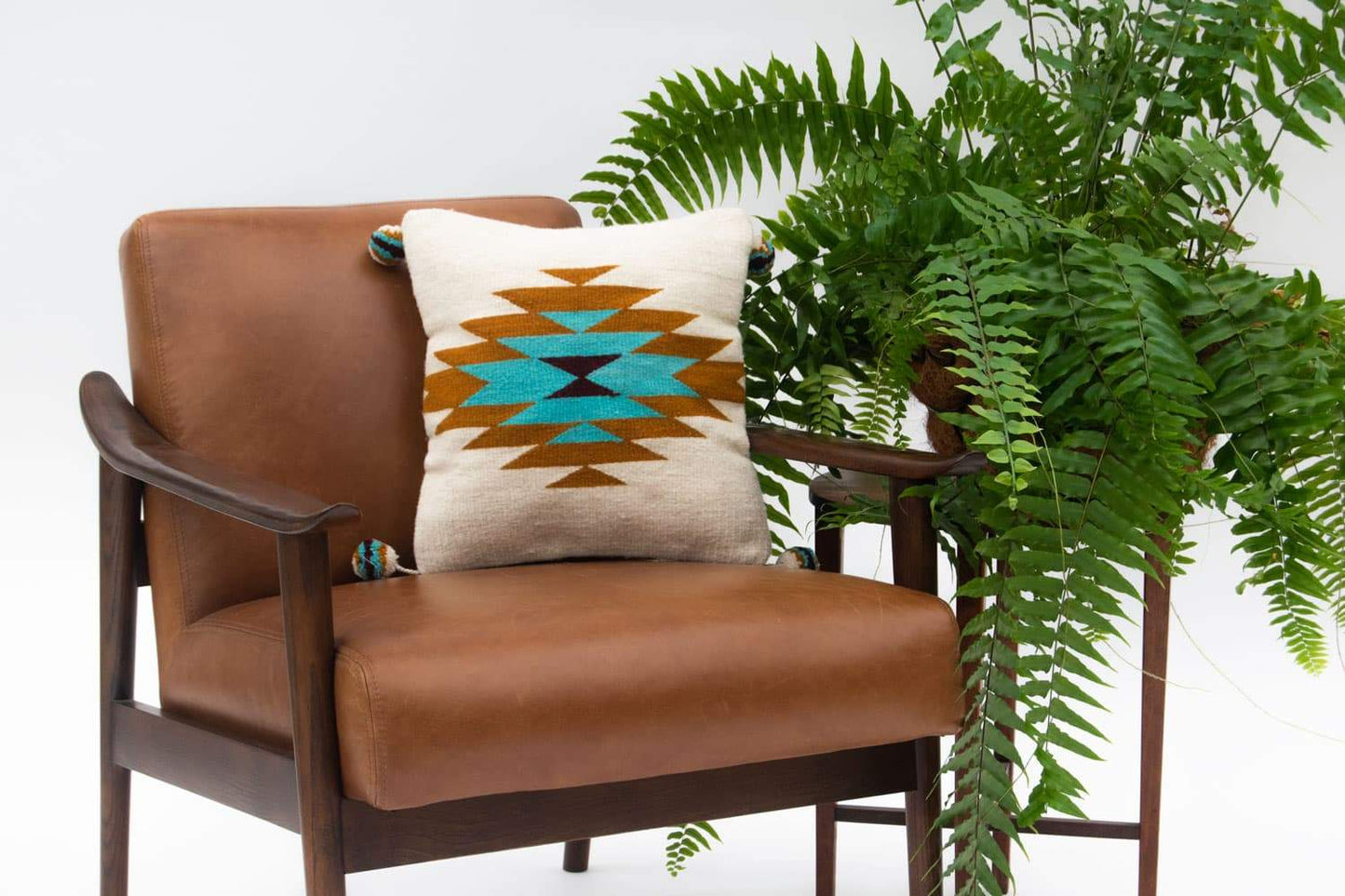 Hand Weaved Pillow Cover, Boho Decor Pillow