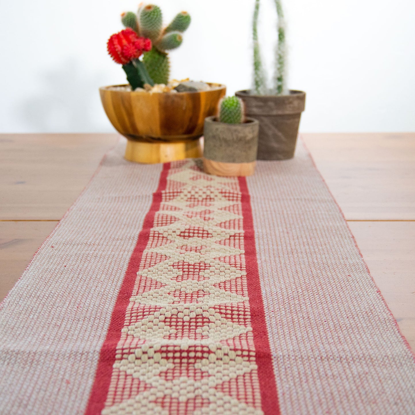 Cross Geometric Table Runner