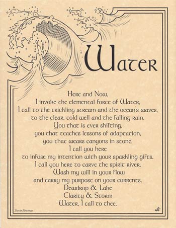 Water Invocation Poster